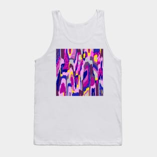 Funky Colorful Abstract Painting Tank Top